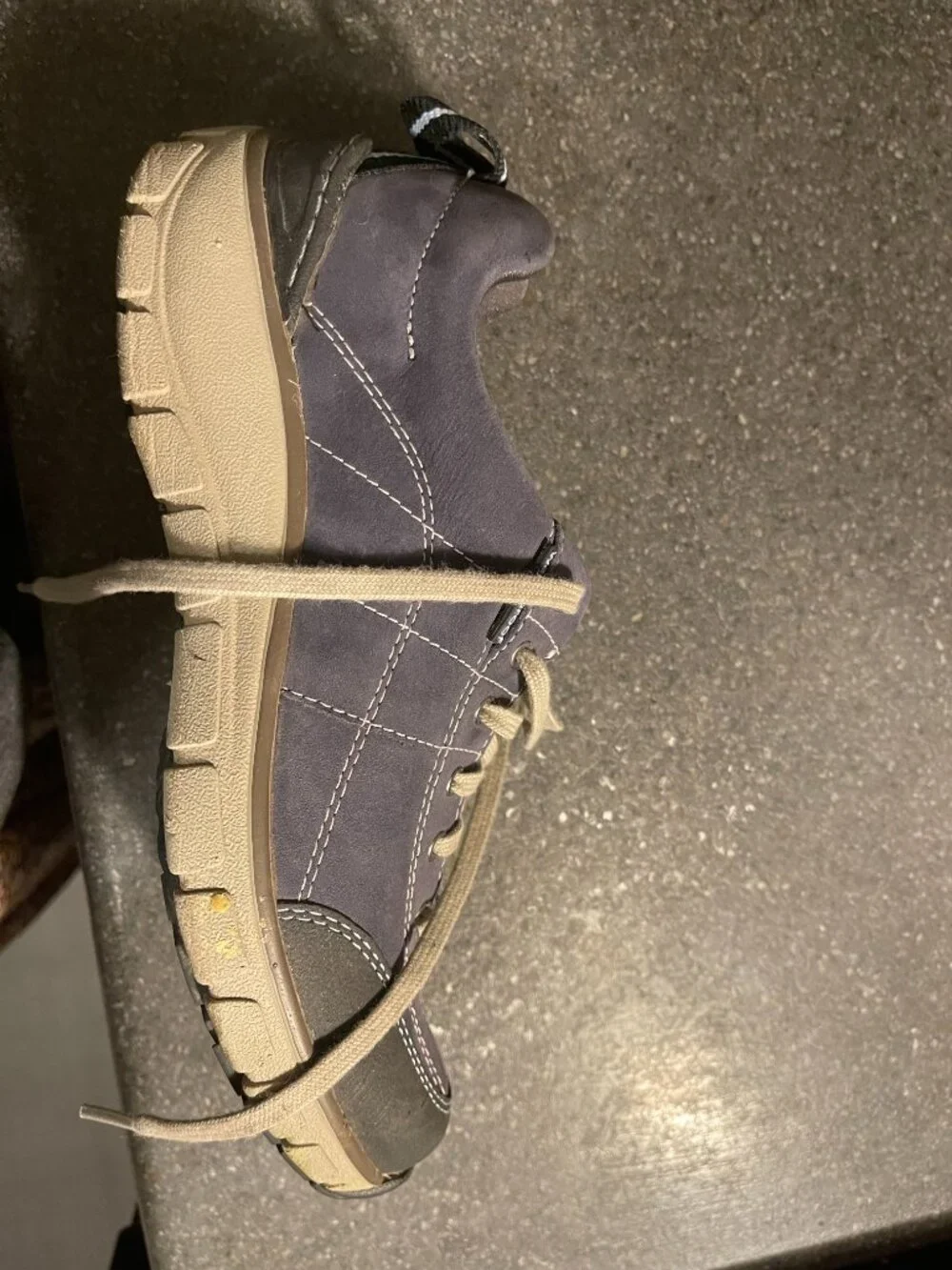 Clarks wave runner men's blue size 7 shoes leather casual walking outdoor